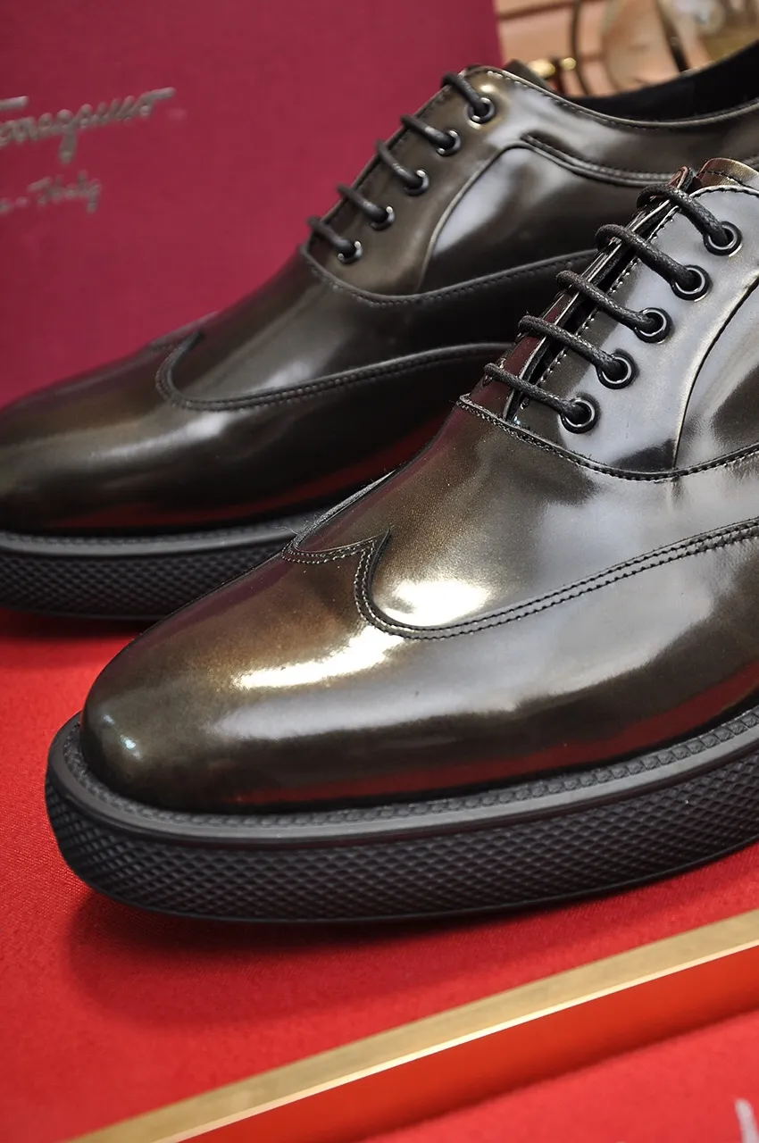 Men's shoes 💰720💶 [Ferragamo/Ferragamo] The latest model in the counter. Original imported open-sided high-quality cowhide hand-woven + imported 🐂 cowhide + original luxury metal buckle + original combination outsole. Comparison without pressure 38--45 (45 custom-made)